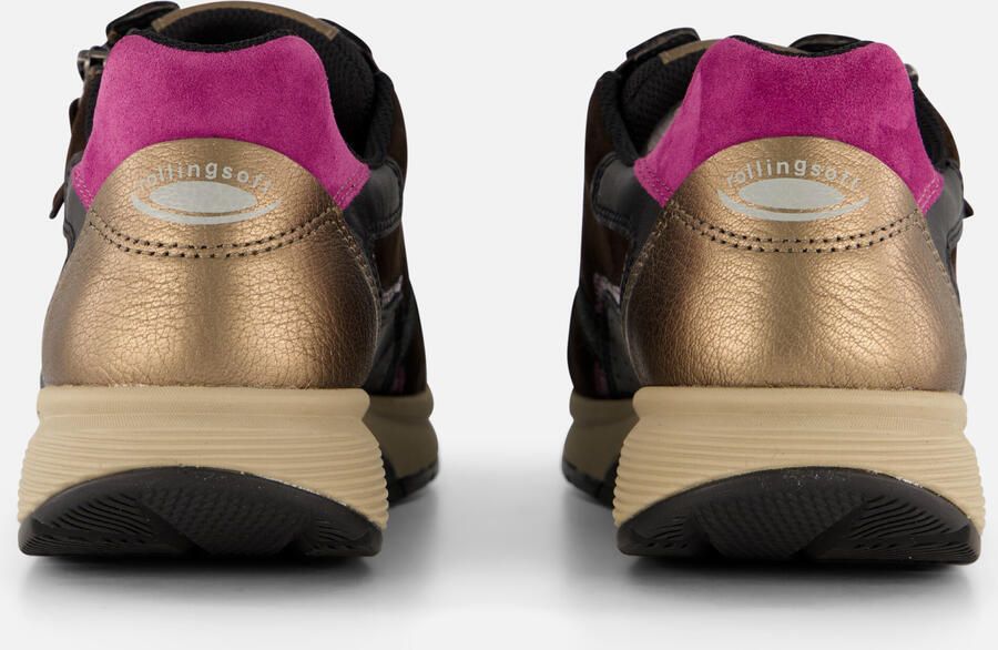 Gabor Rollingsoft Sneakers zwart Suede Dames - Foto 3
