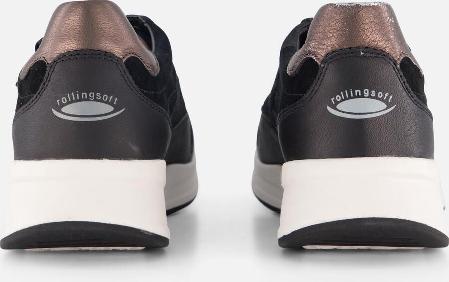 Gabor Rollingsoft sneakers zwart Suede - Foto 3