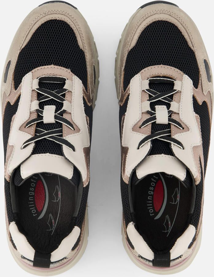 Gabor Rollingsoft Sneakers zwart Textiel Dames - Foto 2
