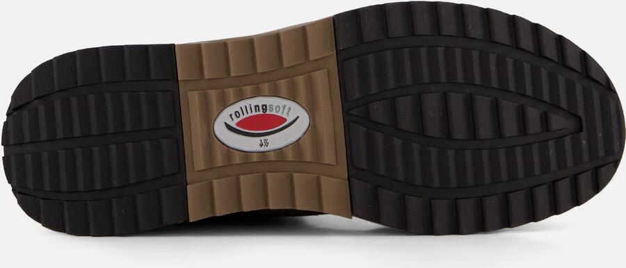 Gabor Rollingsoft Veterboot Met Rits Bruin Suede - Foto 6