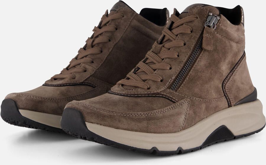 Gabor Rollingsoft Veterboots taupe Suede - Foto 4