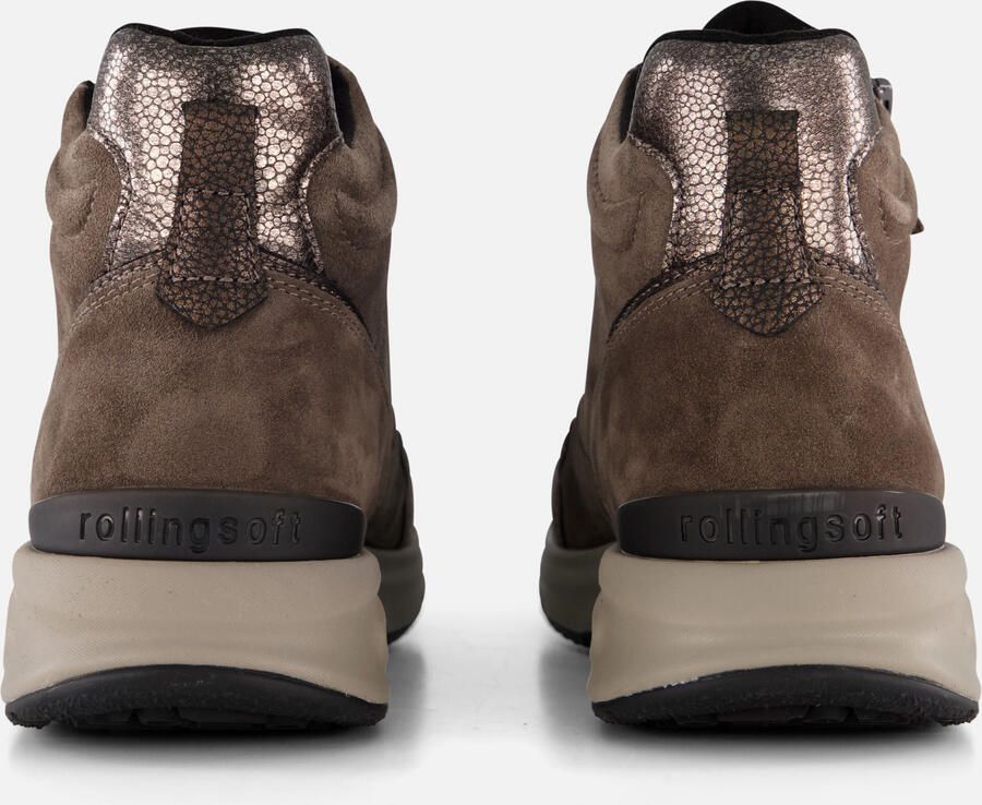 Gabor Rollingsoft Veterboots taupe Suede - Foto 2