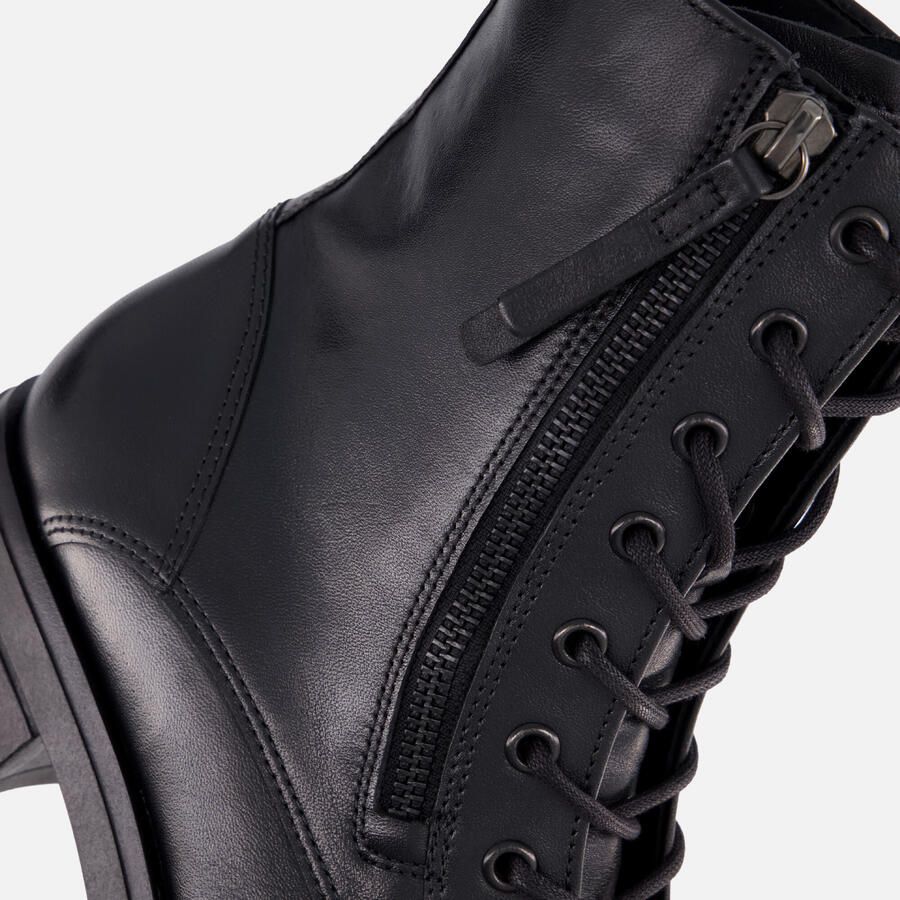 Gabor 8027.03.001 Enkellaarzen Zwart Leer Dames Zwart