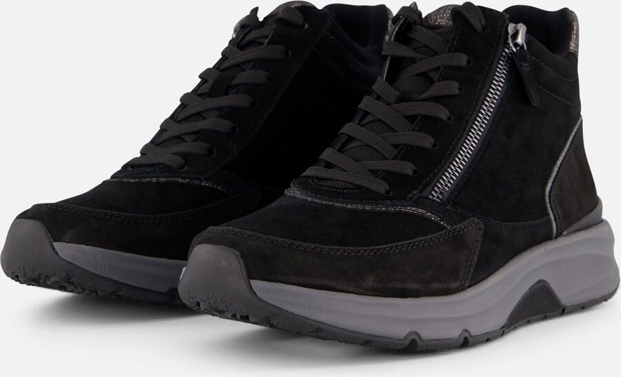 Gabor Rollingsoft Veterboots zwart Suede - Foto 4