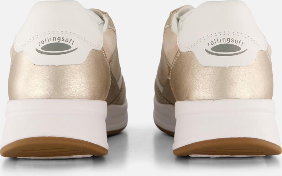 Gabor Rollingsoft Gabor Veterschoen Rolling Soft Rits Beige Goud - Foto 4