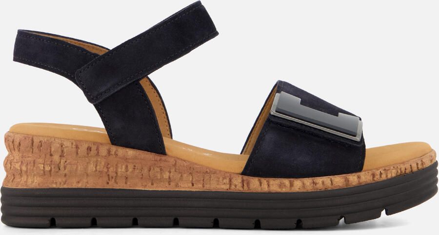 Gabor Sandalen blauw Suède - Foto 4
