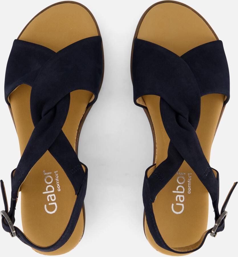 Gabor Sandalen blauw Suede - Foto 3