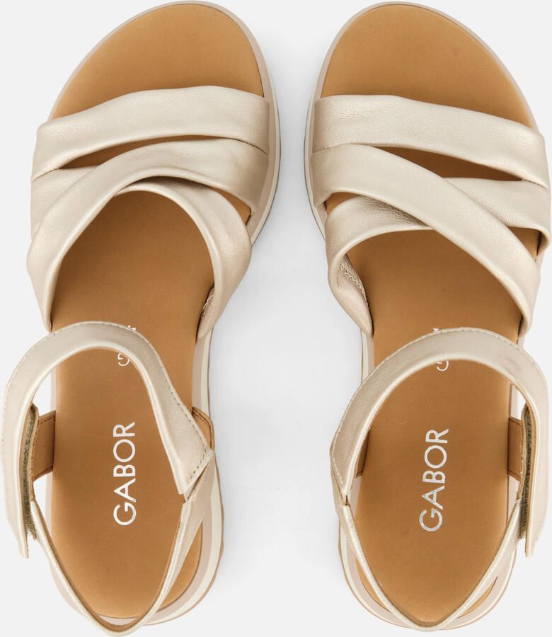 Gabor Sandalen Metallic goud Synthetisch - Foto 3