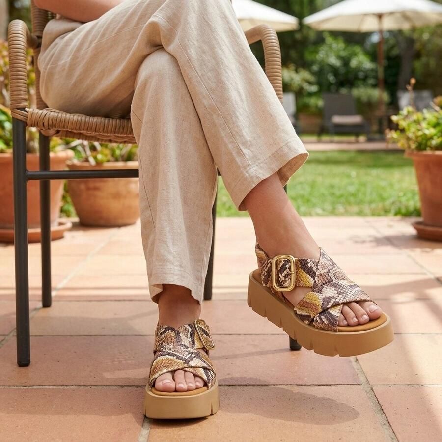 Gabor sandalen Python Synthetisch