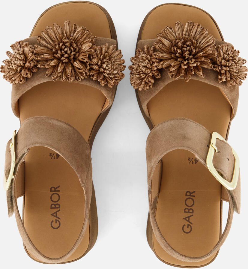 Gabor Sandalen taupe Suède - Foto 3