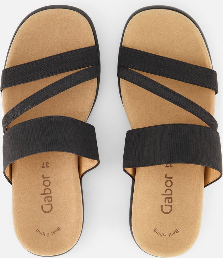 Gabor Slippers sleehak zomerschoen pantoffels met ademende leren voering - Foto 5