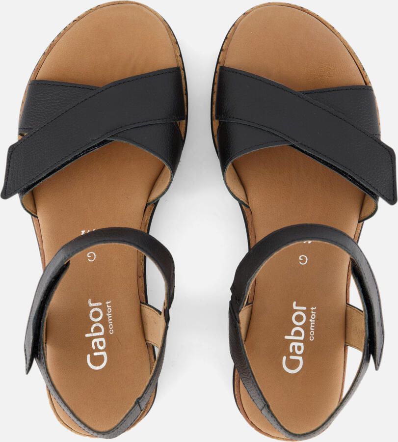 Gabor Sleehaksandaaltjes Genua bandjessandaal comfort-schoen zomerschoen stretchinzet breedte g - Foto 3