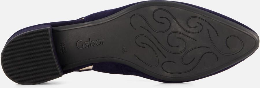 Gabor Slingbacks blauw Suède - Foto 5