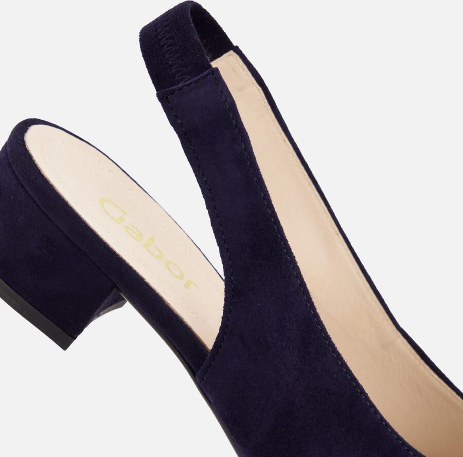 Gabor Slingbacks blauw Suède - Foto 2