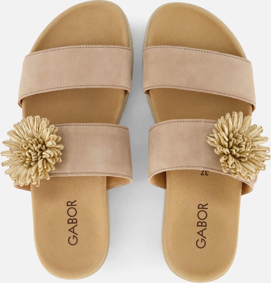 Gabor Slippers beige Suède - Foto 3