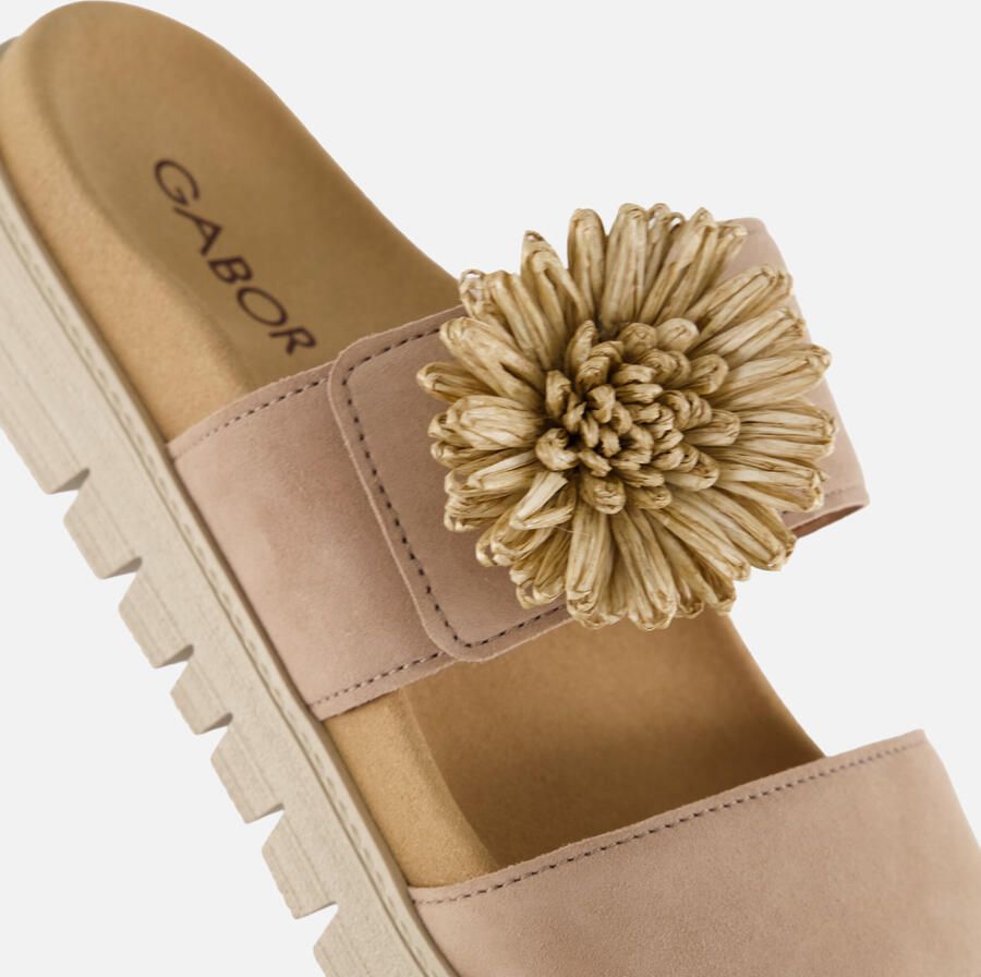 Gabor Slippers beige Suède - Foto 2