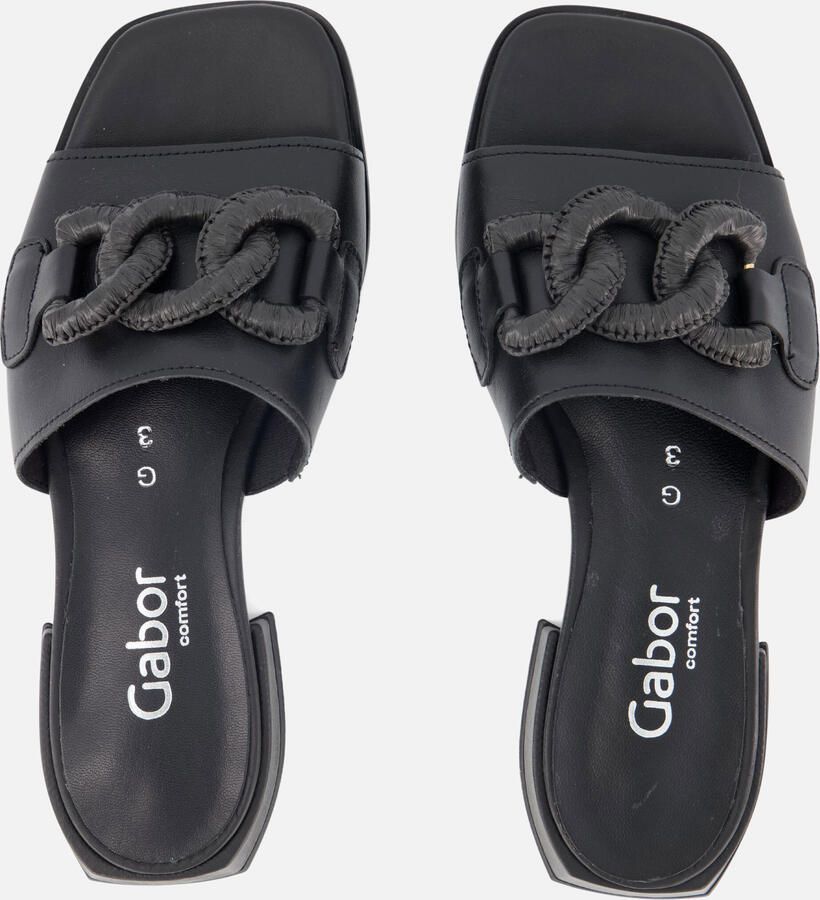 Gabor Slippers York blokhak zomerschoen comfort schoen met wijdte g (=wijd) - Foto 3