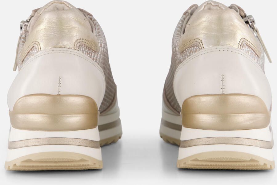 Gabor Sneakers met sleehak Turijn vrijetijdsschoen lage schoen veterschoen met mooie metallic details - Foto 3