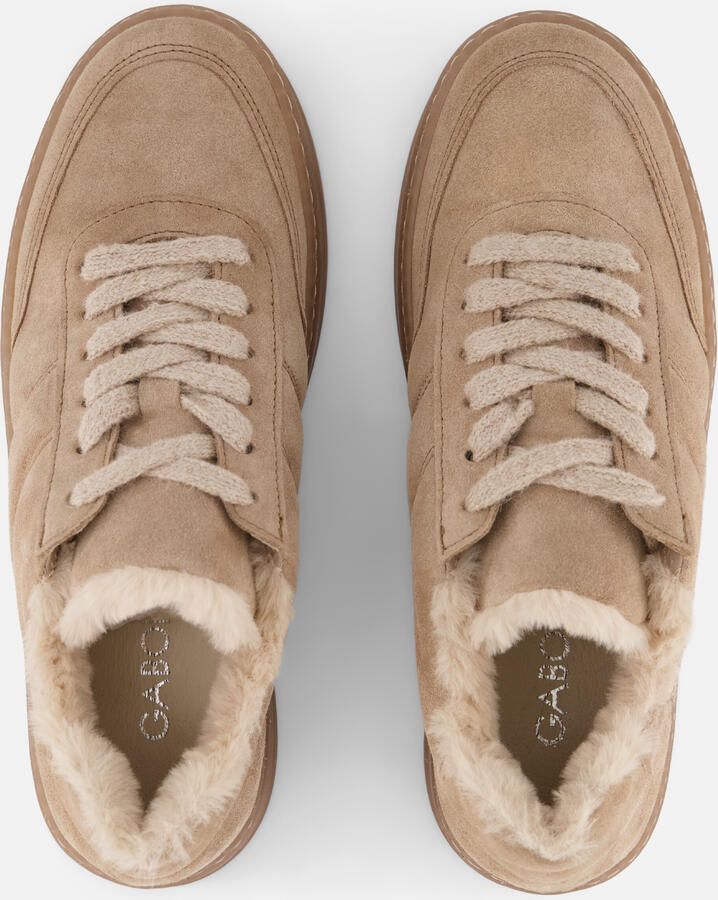 Gabor Sneakers beige Met Warme Voering Suède Dames - Foto 2