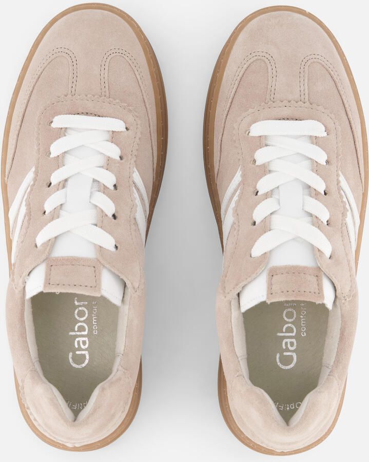 Gabor -art 86.475 33 -sneaker-suede-zand-dames - Foto 2