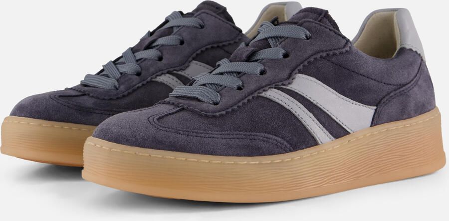 Gabor Sneakers blauw Suéde