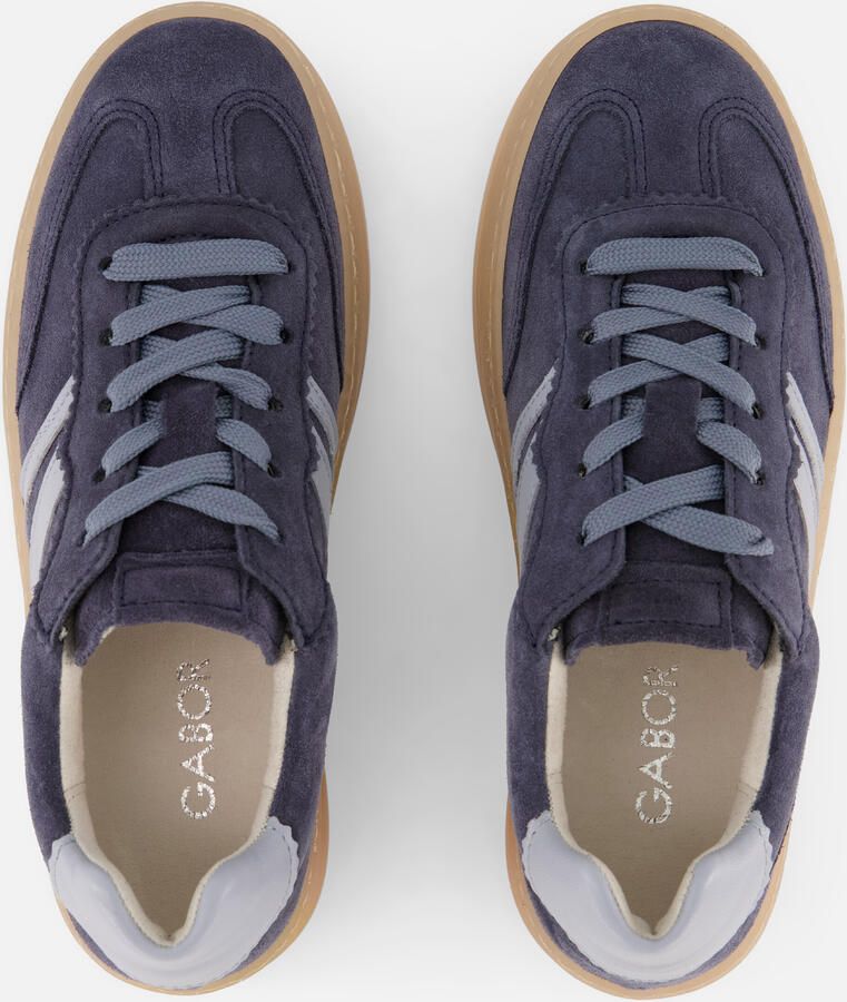 Gabor Sneakers blauw Suéde - Foto 3