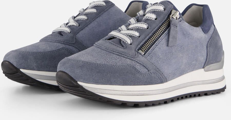 Gabor Sneakers blauw Suede Dames - Foto 4