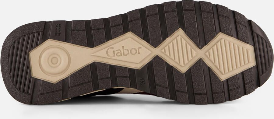 Gabor Sneakers bordeauxrood Suède Dames - Foto 5