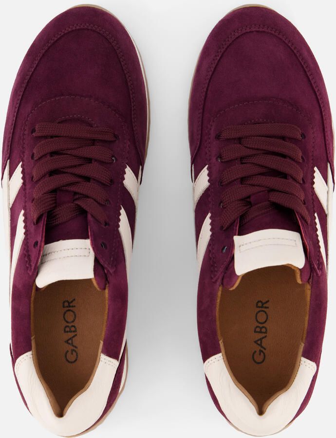 Gabor Best Fitting dames sneaker Bordo - Foto 3
