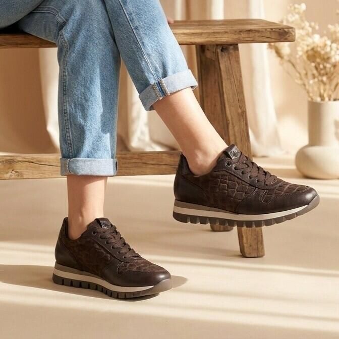 Gabor art 6030.02 003 bruin sneaker dames - Foto 2