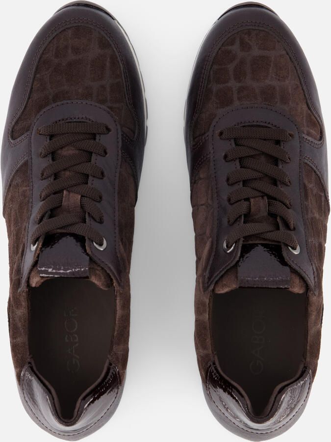 Gabor art 6030.02 003 bruin sneaker dames - Foto 3