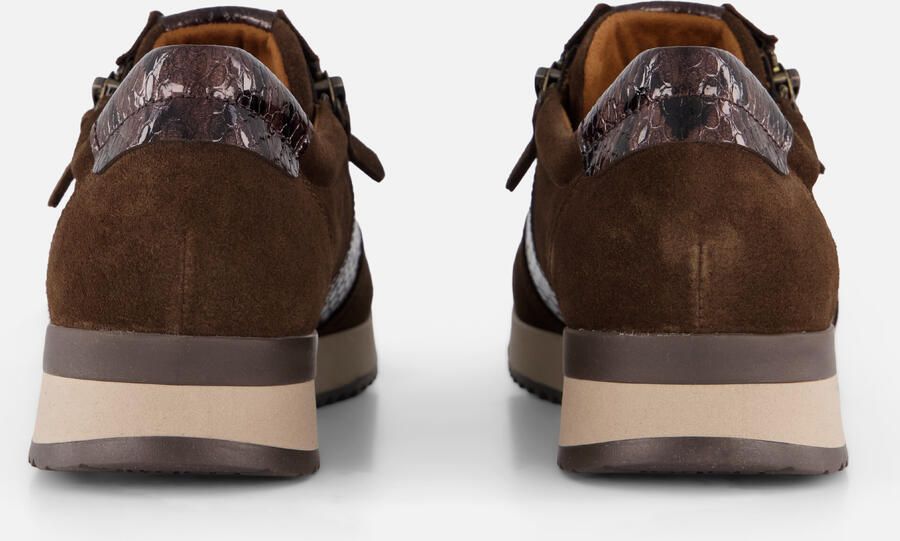Gabor Lage sneakers Chunky zool 6019 Bruin Suède - Foto 5