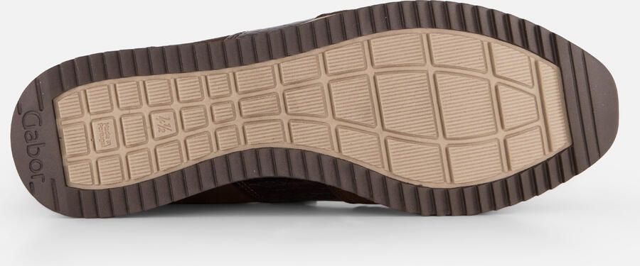 Gabor Lage sneakers Chunky zool 6019 Bruin Suède - Foto 8