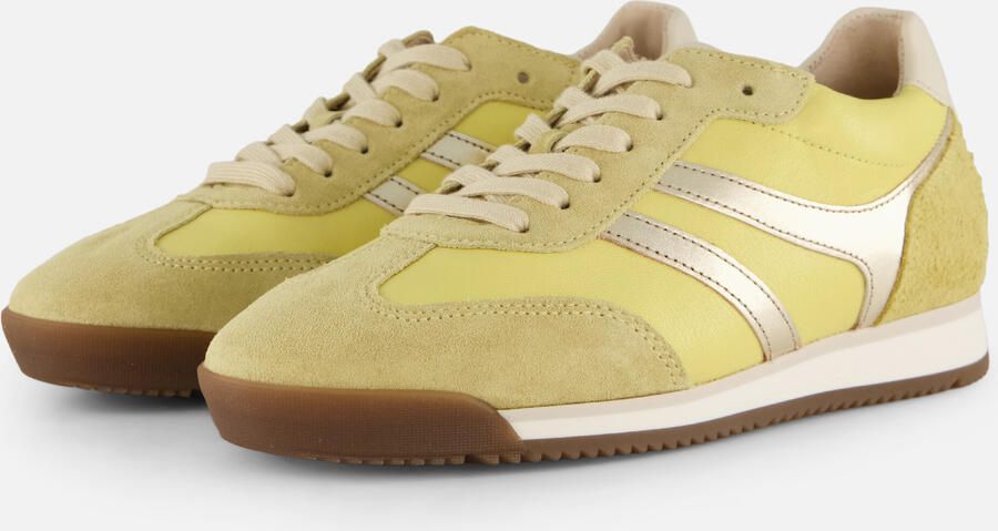 Gabor Sneakers geel Leer Dames