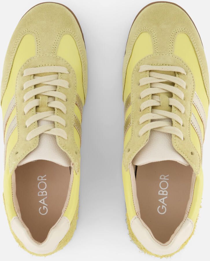 Gabor Sneakers geel Leer Dames - Foto 2