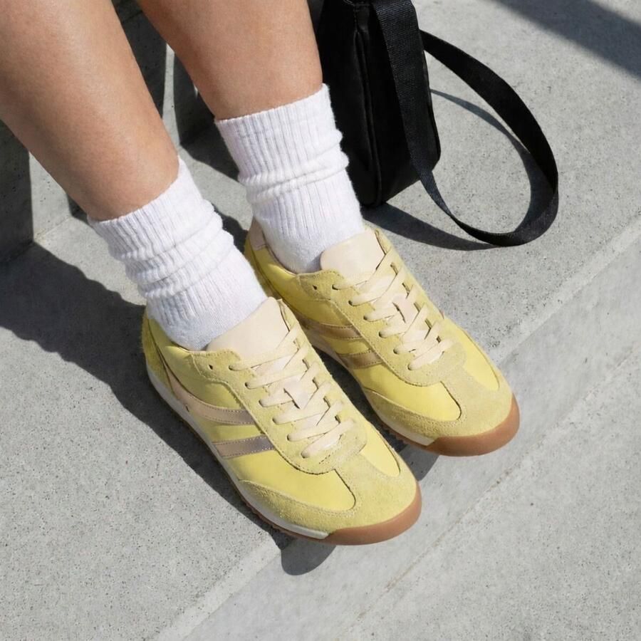 Gabor Sneakers geel Leer Dames - Foto 2