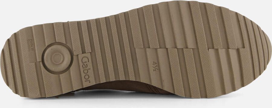 Gabor -art 76.528 20- sneaker- taupe-suede-veter rits-H leest - Foto 6