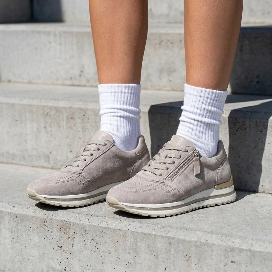 Gabor Sneakers grijs Suede