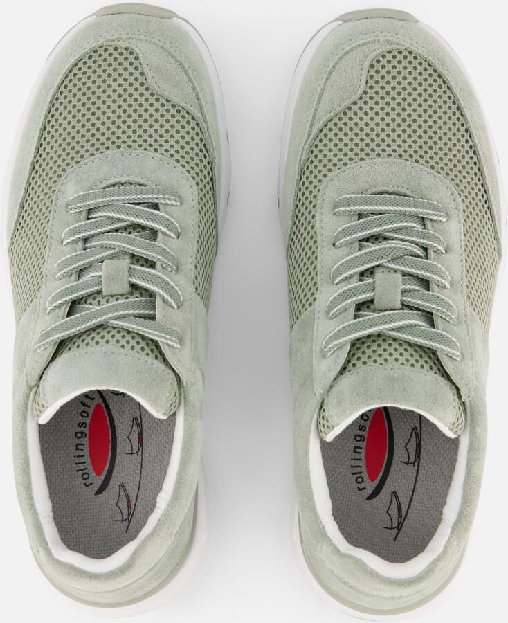 Gabor Sneakers groen Suéde - Foto 3
