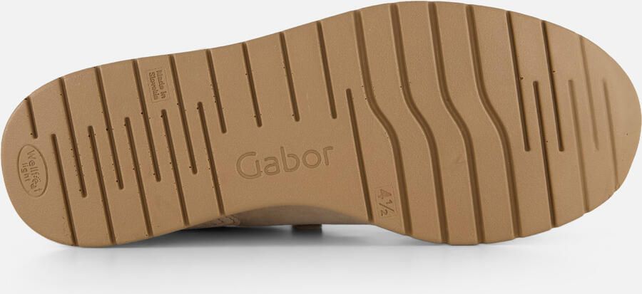 Gabor sneaker 86.307.62 beige combi Wijdte K extra breed - Foto 6