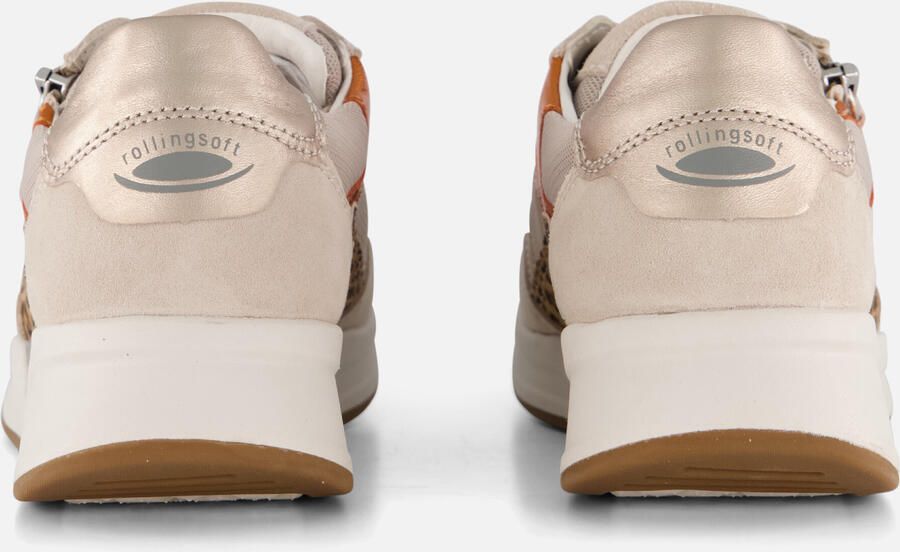Gabor Rollingsoft Sneaker 66.958.33 Beige Oranje Print - Foto 6