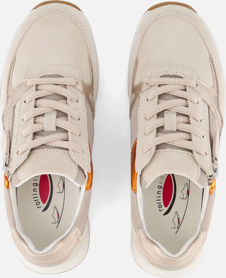 Gabor Rollingsoft Sneaker 66.958.33 Beige Oranje Print - Foto 5