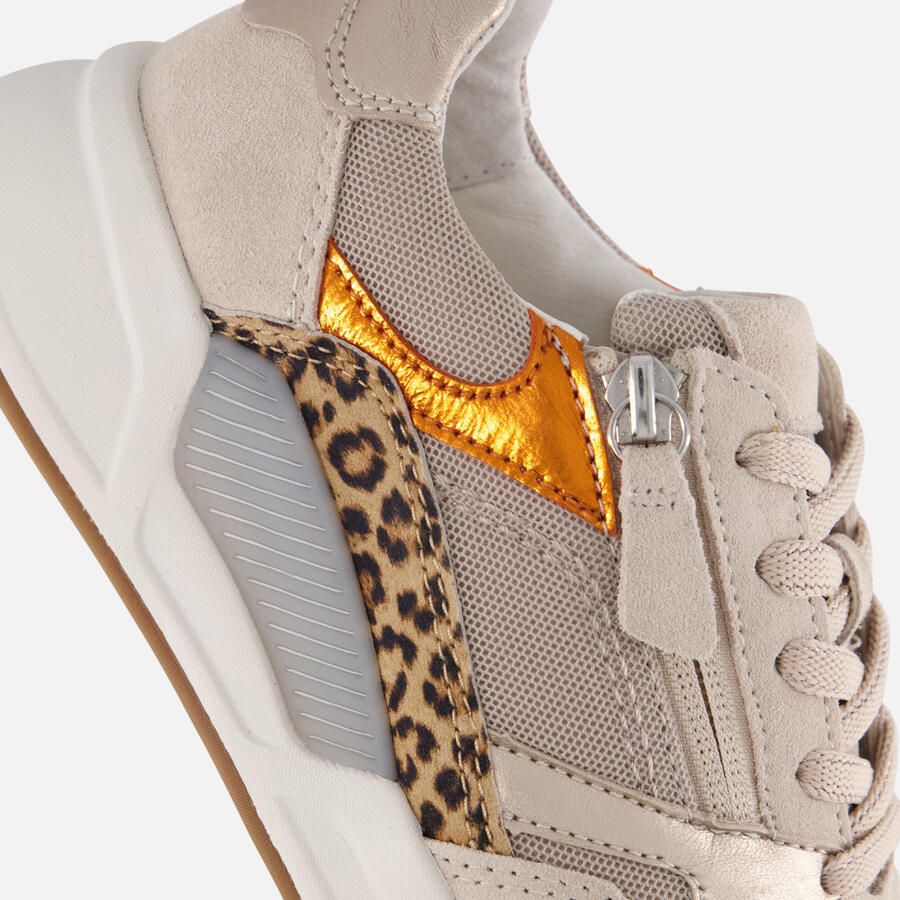 Gabor Rollingsoft Sneaker 66.958.33 Beige Oranje Print