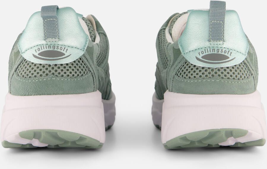 Gabor Sneakers Rollingsoft groen Suéde - Foto 4