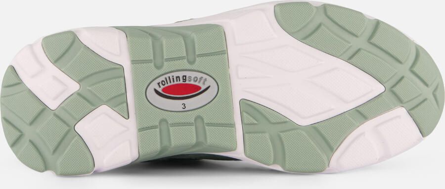 Gabor Sneakers Rollingsoft groen Suéde - Foto 5