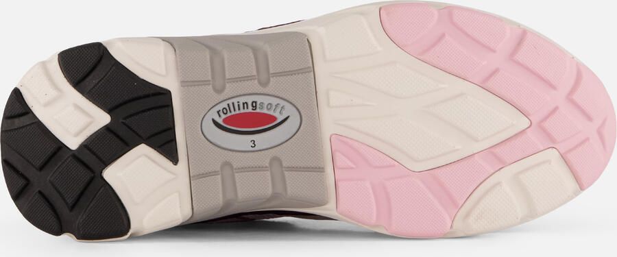 Gabor Sneakers Rollingsoft roze Textiel - Foto 7