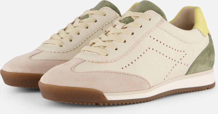 Gabor 432.2 Sneakers Dames Leren Sneaker Beige