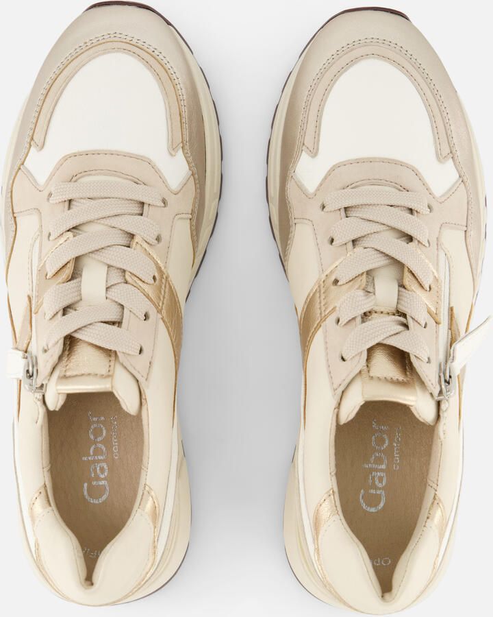 Gabor 86.368.21 Sneaker Offwhite Taupe - Foto 3