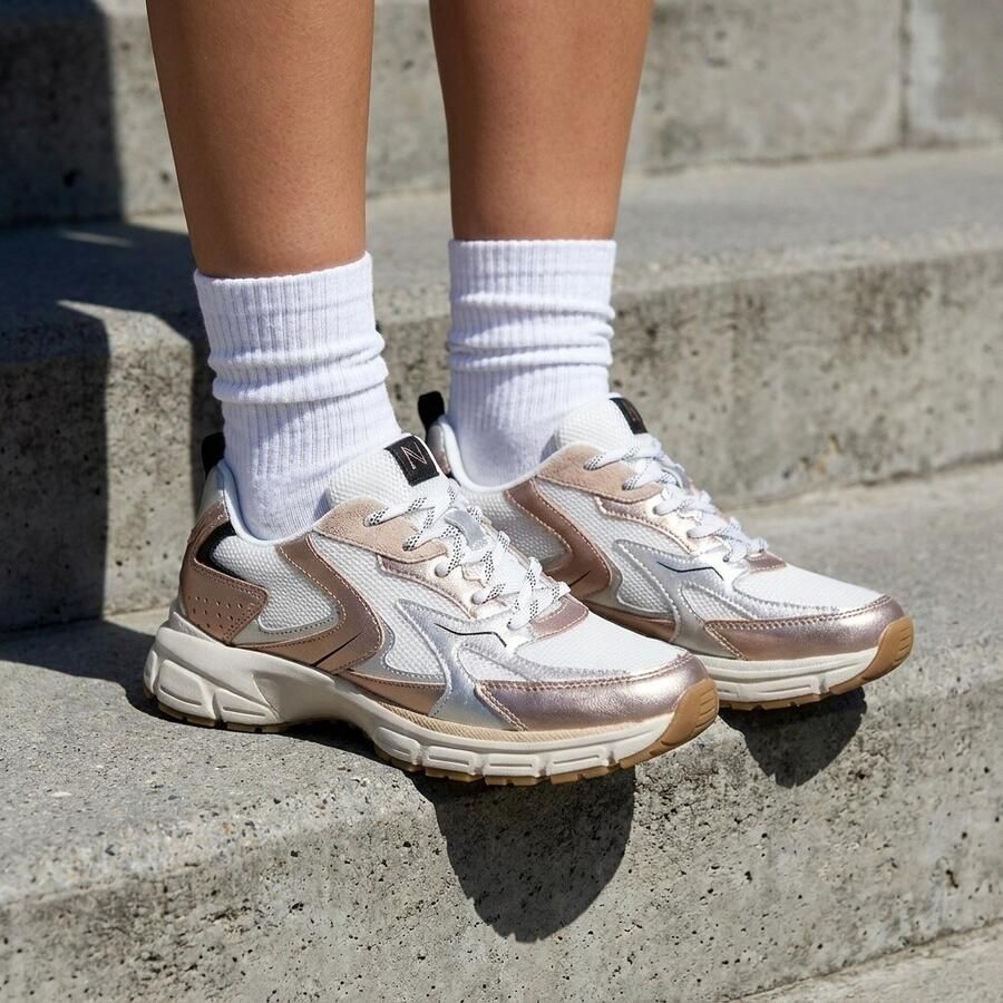 Gabor 536 Sneakers Dames Leren Sneaker Wit