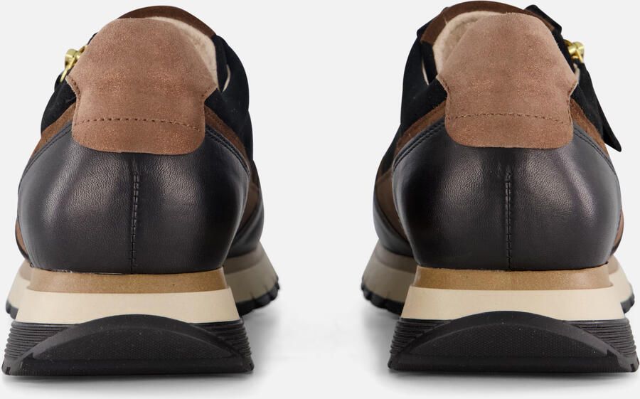 GABOR Lage Sneakers Dames 378 Maat: 43 Materiaal: Suède Kleur: Bruin - Foto 3